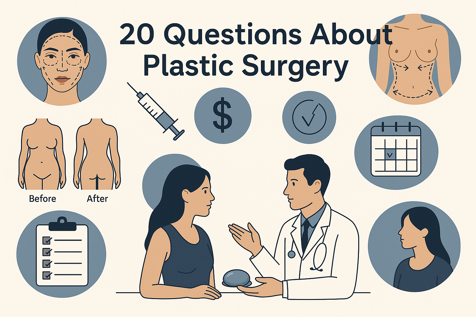 20 Frequently Asked Questions About Aesthetic Surgeries