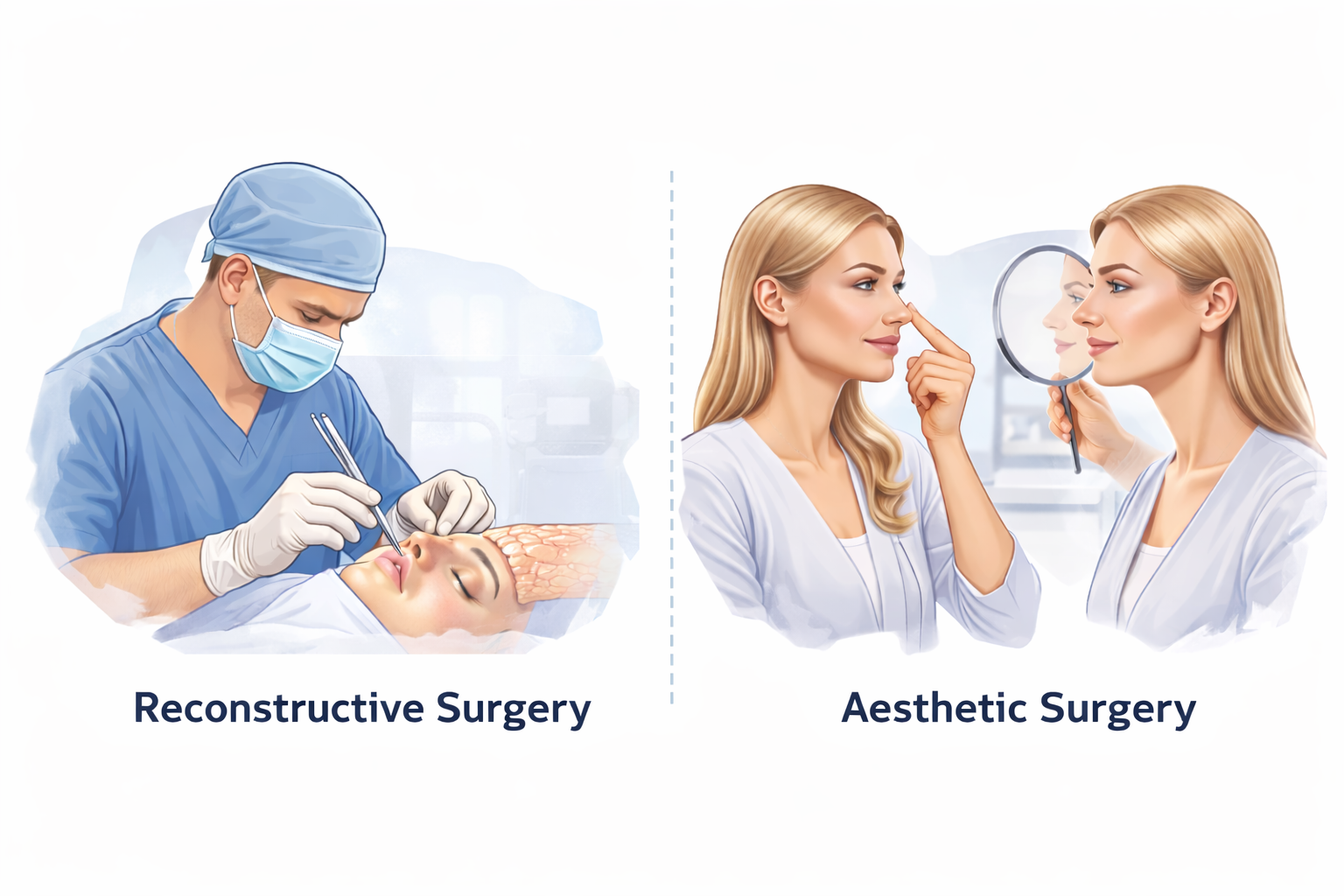 The Differences Between Reconstructive Surgery and Aesthetic Surgery