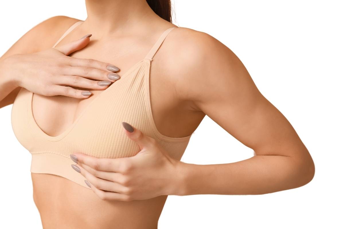 How many days after the breast corset is removed can I wear a normal bra?